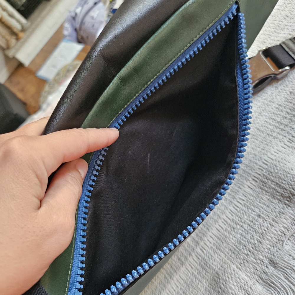 Coach Men's Green/Black/Blue Bum Bag - Picture 5 of 8
